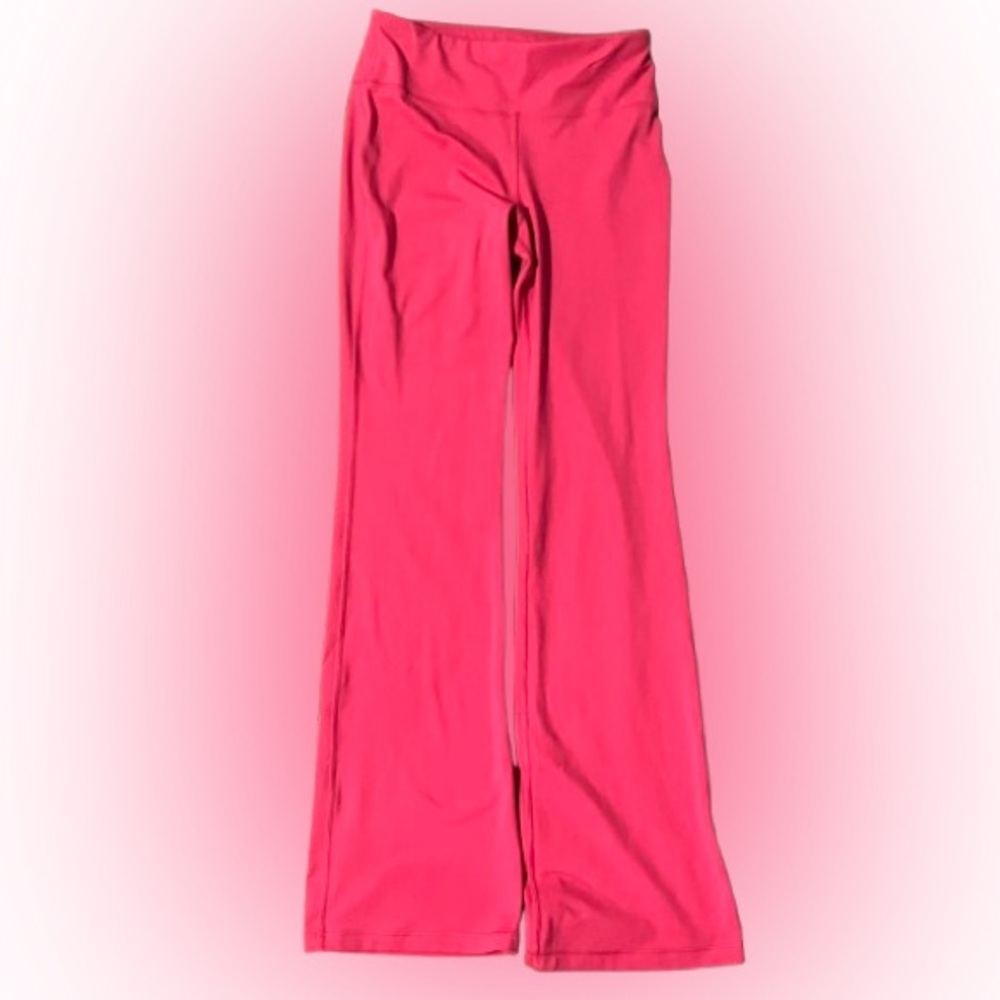 Athleta Vibrant Pink Flared Leggings